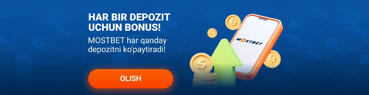 Mostbet kazinosi xususiyatlari va takliflarini ta'kidlovchi, jozibador va diqqatni tortuvchi asosiy banner.